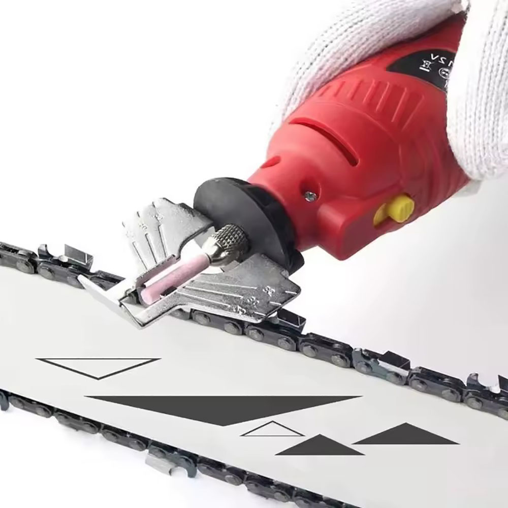 Power Tools World - チェーンソー研磨キット 鋸刃研磨機 チェーンソー研削工具 ロータリー研磨機 チェーンマシン 電動工具アクセサリー